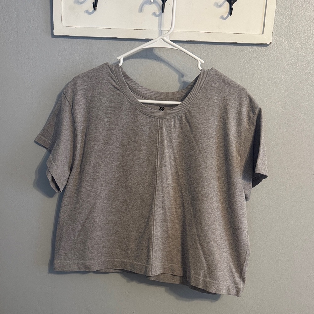 Gray Women's Athletic Top